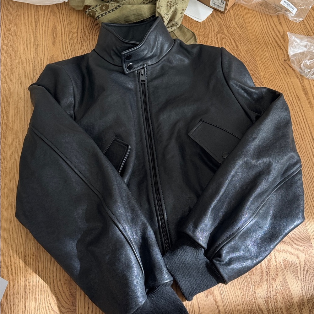 Frame Harrington leather jacket - Picture 4 of 7